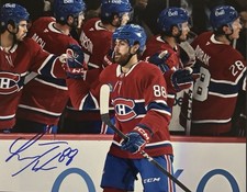 LUKE TUCH Signed 8x10 Photo! Montreal Canadiens! Laval Rocket! W/COA