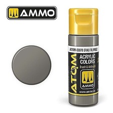Ammo Atom Color - Grau RLM02 20ml Bottle - Hobby and Model Acrylic Paint