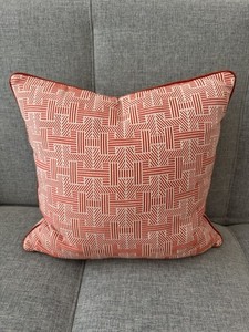 Hermès Toile H Cushion Pillow Red