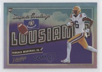 2021 Panini Prestige Seasons Greetings Terrace Marshall Jr #SG-13 Rookie RC 7l6