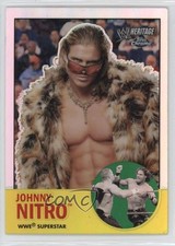 2007 Topps Heritage WWE Chrome Heritage II Refractor Johnny Nitro #6 15fy