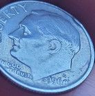 1968 Roosevelt Dime Denver Mint  With 2 Rim Cudds. Coin Is In Great Condition. — photo 1