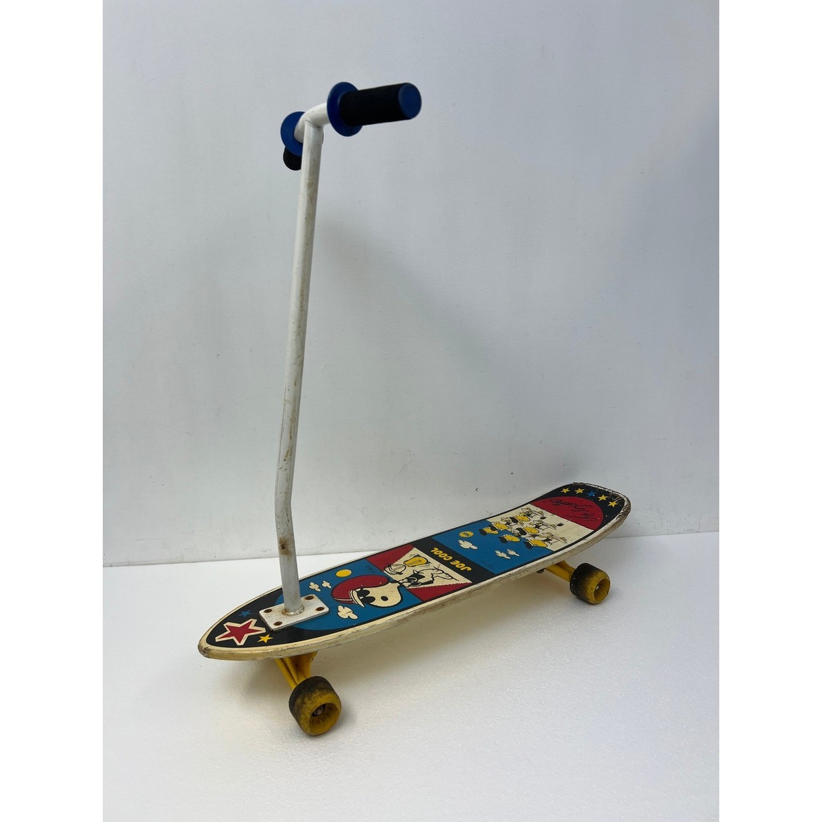 Vintage Nash Peanuts Joe Cool Skateboard Scooter Snoopy Woodstock 