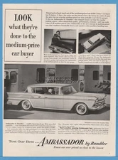 1959 AMC Rambler Ambassador Ohio Turnpike Toledo Toll Booth American Motors ad