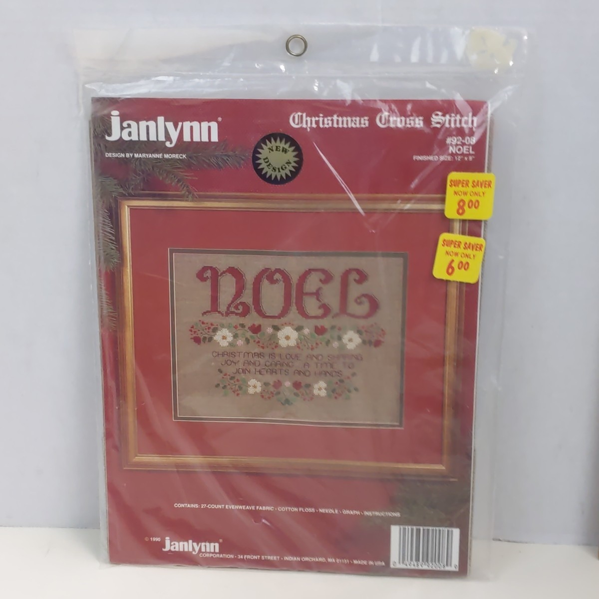Kit Noel #92-03 Holiday Sampler 1990 New Sealed