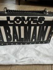 Balmain Handtasche Damen Echt Leder