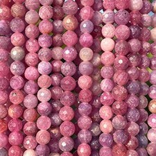 ABCGEMS Tanzanian Cranberry Ruby Beads - Mohs Hardness 9 - Just Below