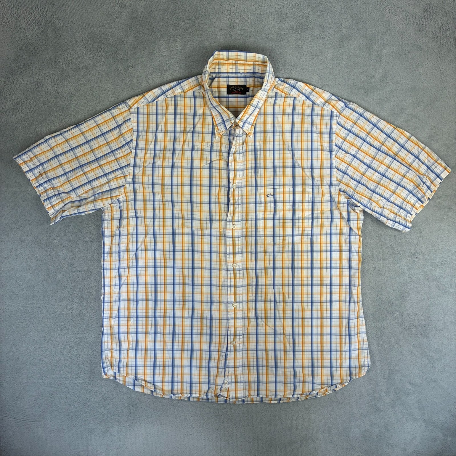 Vintage Paul & Shark Yachting 2000’s Check Plaid Size 7 / XXL Button Down Shirt