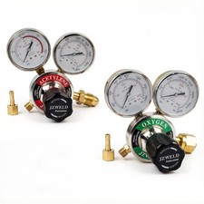 Oxygen  Acetylene Regulators, CGA540 and CGA510 Inlet Connection Welding Gas...