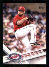 2017 Topps #336 Hector Santiago Minnesota Twins 61875