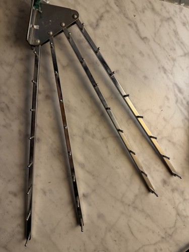 Knape & Vogt KV K-venience Mid Century Hanger Tie Rack Scarf Rack Belt Rack