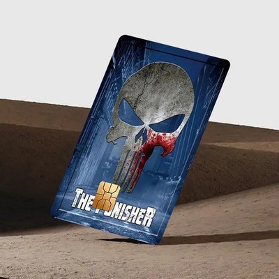Punisher Card Skin Stickers for Debit, Credit Transit Cards