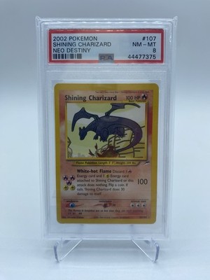 2002 shining charizard pokmon card PSA 1 Neo Destiny Guard from @dragonscalesupplies After 6 months we got