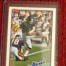 Topps Kevin Butler Chicago Bears Base Set #166 NFL Football Trading Card