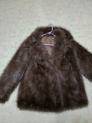 womens faux fur coat
