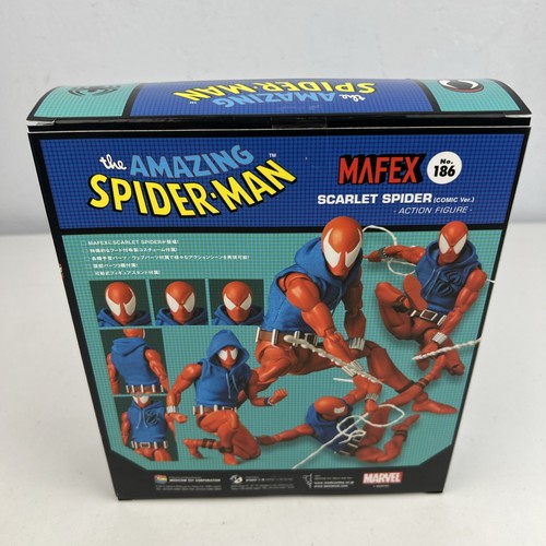 Medicom MAFEX Ragno Scarlatto (ver.) fumetto 186 Amazing Spider-Man nuovo di zecca - Foto 4 di 8