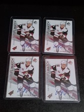 2016-17 (4) Card Lot Christian Dvorak UD SP Authentic Future Watch Auto /999