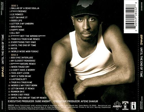 2PAC / Until The End Of Time 新品未開封 4LP Until The End Of Time 4LP Deluxe - 2PAC Official Store