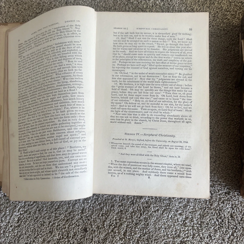 Sermons On Several Occasions By The Reverend John Wesley In Two Volumes - Image 4 of 4