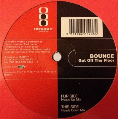 Bounce - Get Off The Floor - Used Vinyl Record 12 - 90 - Z7441z