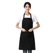 Waterproof Rubber Vinyl Apron with 2 Pockets Dishwashing For Women Men Kitchen