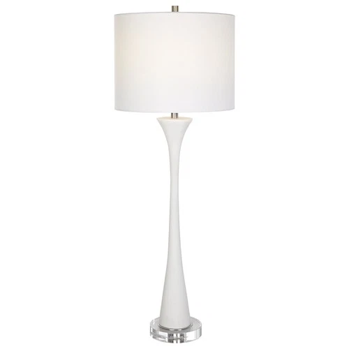 Uttermost 30040 Fountain White Marble Buffet Lamp - Picture 1 of 6