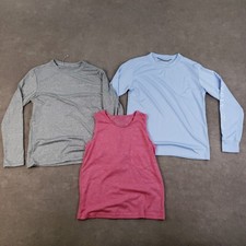 Lot of 3 Properly Tied Shirts Tank Boy Size 7 Blue Gray Pink Long Sleeve