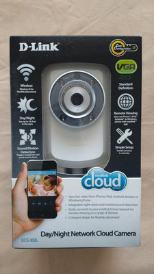D-LINK CLOUD DAY/NIGHT NETWORK CAMERA 480P SD DCS-932L - NIB