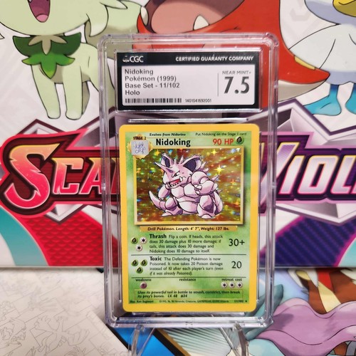 Nidoking graded CGC 7.5 for sale on eBay