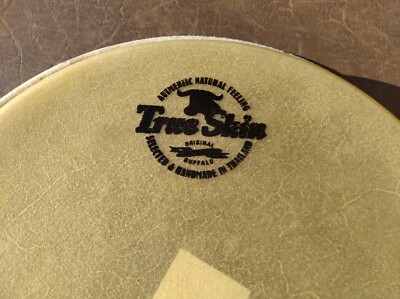 Neues Meinl True Skin Naturfell Buffalo Fell 29,5cm