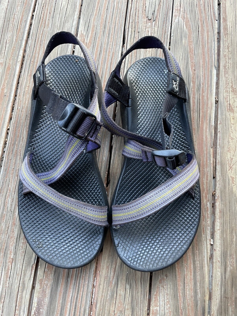 Chaco Men’s Sandals Blue with Black Vibram Sole US Size 11 Made In Colorado  VTG