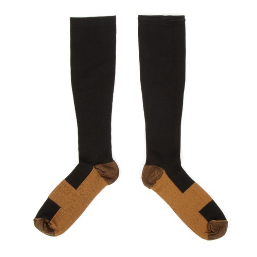 10 Pairs Copper Compression 20-30mmHg Graduated Support Socks Mens Womens S-XXL - Picture 12 of 21