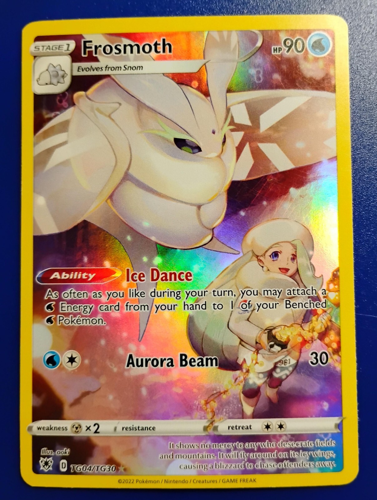 2022 Frosmoth - TG04/TG30 Astral Radiance - Trainer Gallery - Pokemon TCG