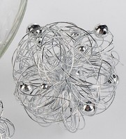 Deko Kugel Draht D. 9Cm Silber Formano