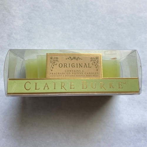 Claire Burke Original Votive Candles Rose Lavender Spice Fragrance Box of 4