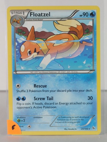 Floatzel - Flashfire - 29/106 - singles - non-holo - Pokemon TCG - Rare - Picture 27 of 31