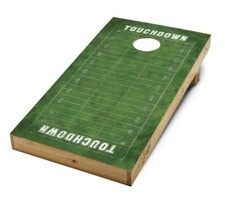 Cornhole Board Decal 2'x4' Football Field Decal Set Rec League Touchdown - NWT
