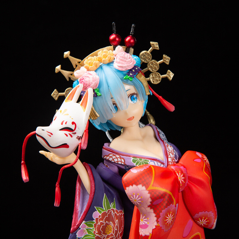 New ReZERO REM Oiran Dochu 1/7 Cute girl Figure 11" statue GREAT Anime