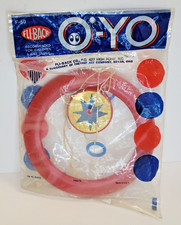 Vintage Ohio Art Fli-Back O-Yo Toy Open and Used in Packaging USA Made