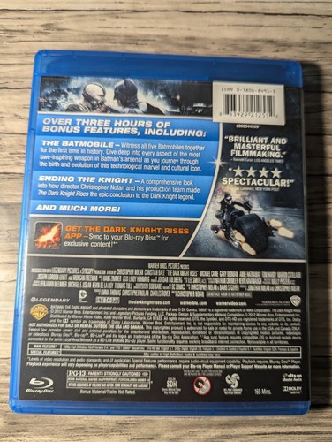 The Dark Knight Rises (Blu-ray Disc, 2012, 3-Disc Set) - Picture 5 of 5