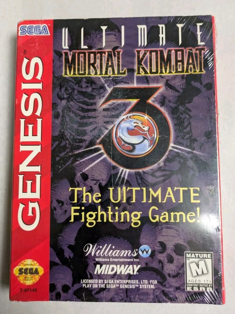 Ultimate Mortal Kombat 3 (Sega Genesis, 1996) Sealed *Read