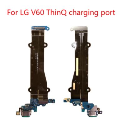 For USB Charging Port Connector Board Parts Flex For LG V60 ThinQ