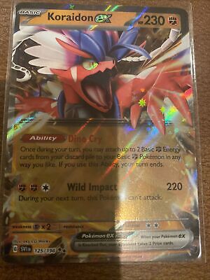 Koraidon ex Double Star Crimson & Purple 125/198 Trading Cards Pokemon  Single Cards