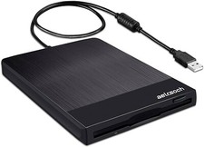 1.44 MB 3.5 inch USB External Floppy Disk Drive Data Storage FDD Reader Writer