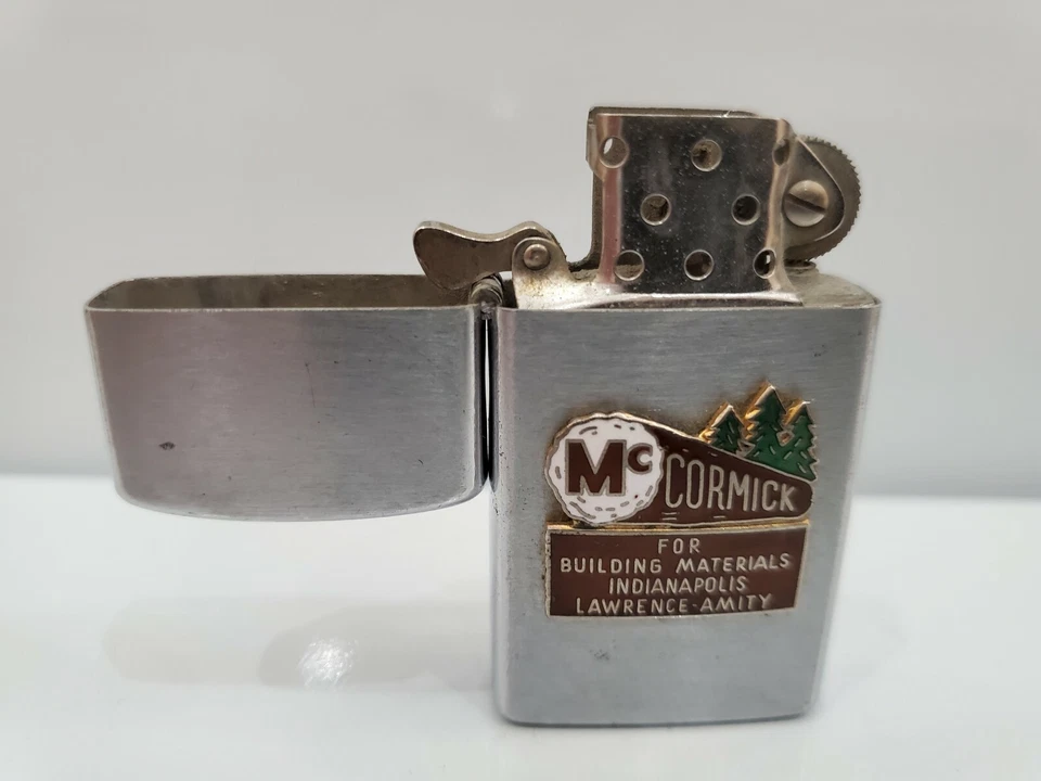 Vintage Working "Mc CORMICK" Logo Lighter / SHAW BARTON Silver  1212, 4478.30 - Image 2 of 4
