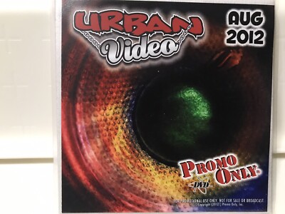 rare DVD sleeve PROMO ONLY Urban Video 2012 October Shabba Ranks Usher Pitbull