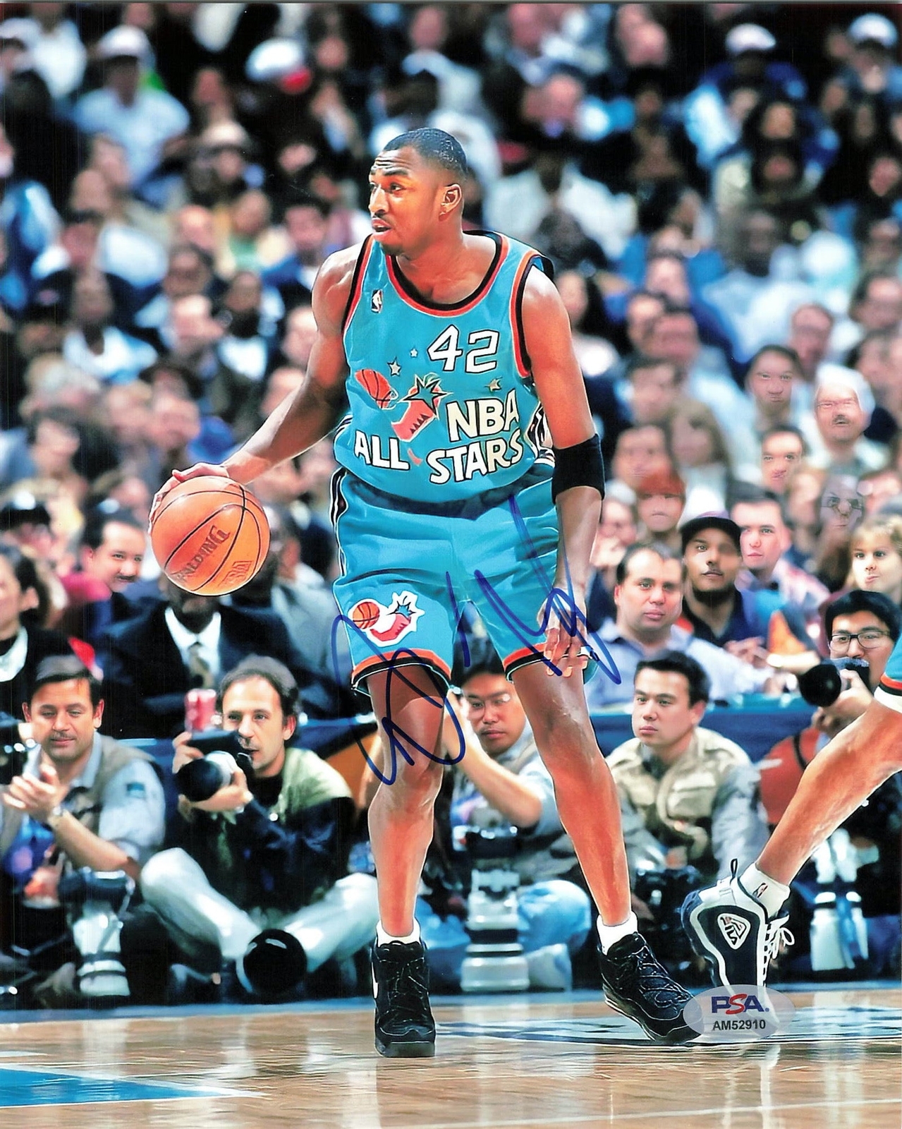 Vin Baker signed 8x10 photo PSA/DNA Seattle SuperSonics Autographed 