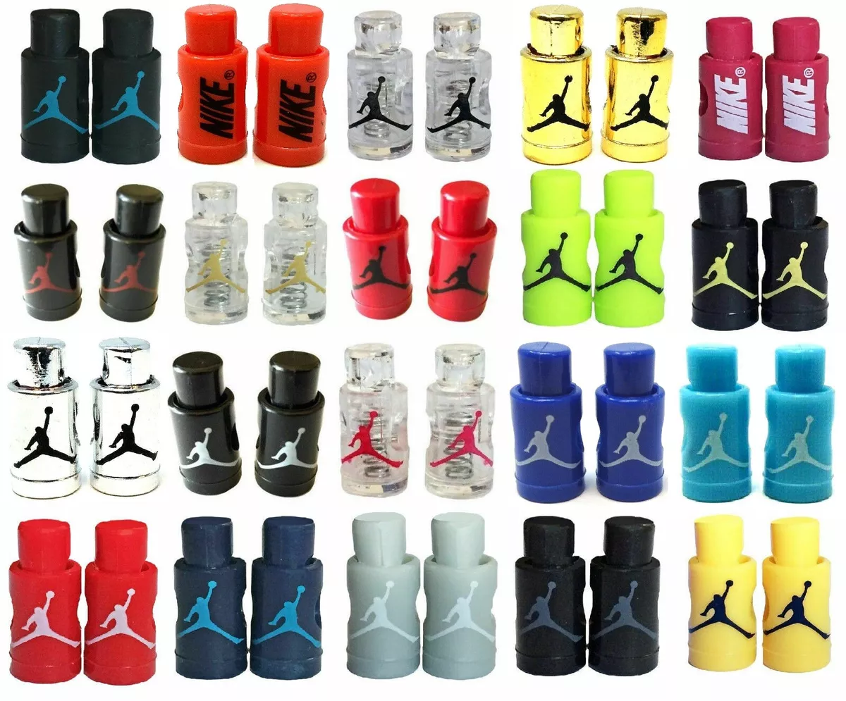 JUMPMAN SHOE LACE LOCKS REPLACEMENT SET LOGO SPRING STOPPER 2