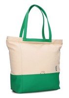 Zwei Fiorella Shopper Shopper Schultertasche Tasche Sand Beige GrüN Neu