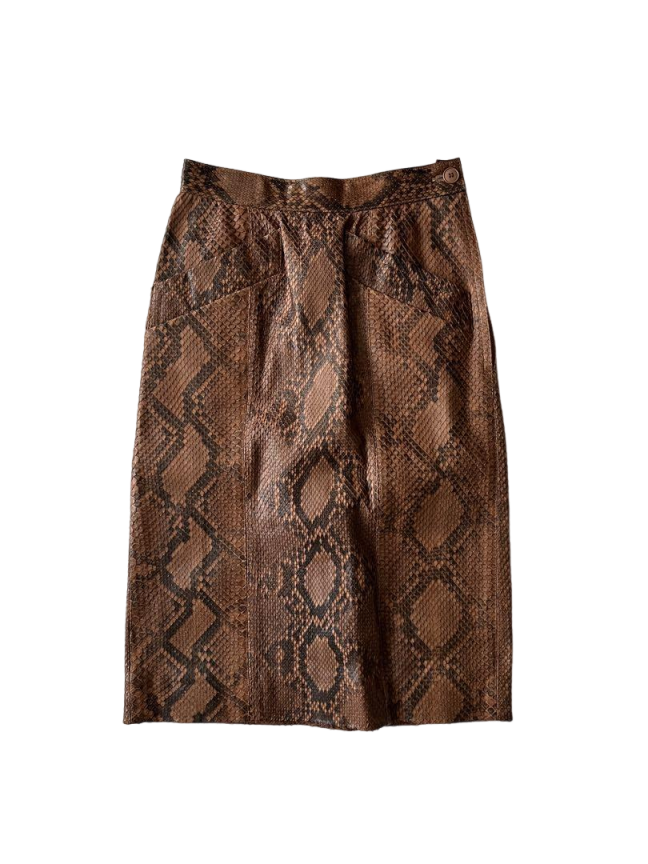 GONNA PITONATA YVES Saint Laurent anni 90 made in France taglia 36